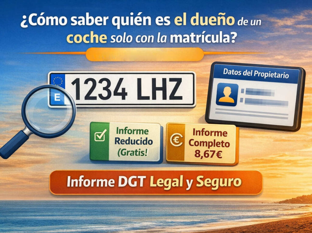como saber quien es el propietario de un coche solo con la matricula gratis