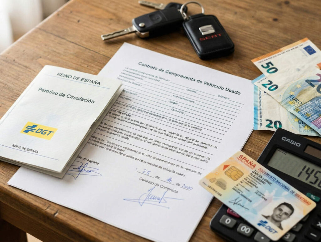 ¿Cuánto cuesta cambiar de nombre un coche? Guía de precios y tasas en 2026